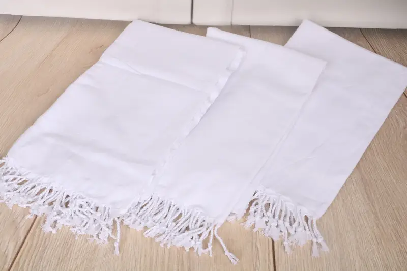 Sand-Resistant Peshtemal, Best Friend Gift Ideas, 70x40 Cotton Solid Towel, Gift For Him, Quick-Dry Beach Towel, Best Friend Gift, Beach Size Towel - 6