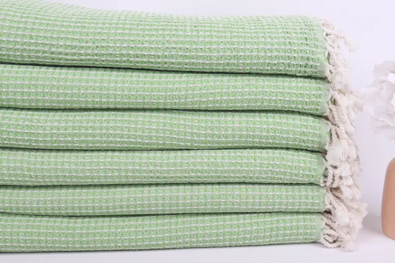68x36 Cotton Waffle Towel, Personalized Gifts, Peshtemal Towel, Summer Gift, Home Decor Towel, Girls Weekend Favors, Bachelorette Beach Towel - 3
