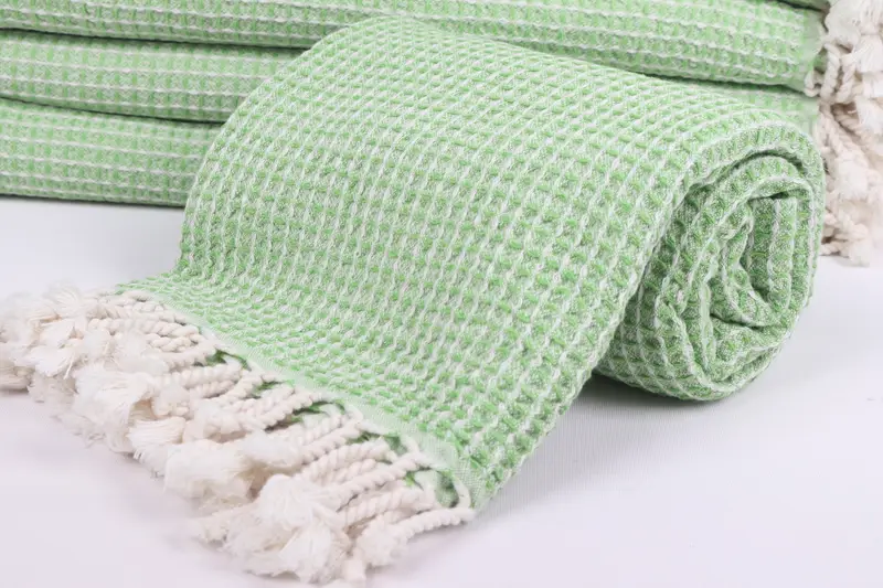 68x36 Cotton Waffle Towel, Personalized Gifts, Peshtemal Towel, Summer Gift, Home Decor Towel, Girls Weekend Favors, Bachelorette Beach Towel - 4