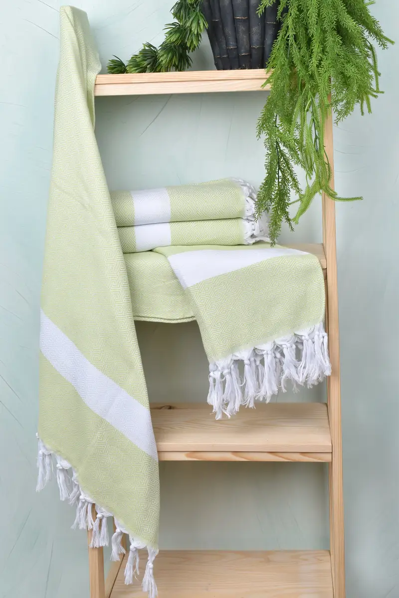 Memorial Gift, Custom Bath Towel, Monogrammed Turkish Towel, Embroidered Towel, 70x40 Cotton Diamond Towel, Bridesmaid Gift, Custom Wedding Gifts - 6