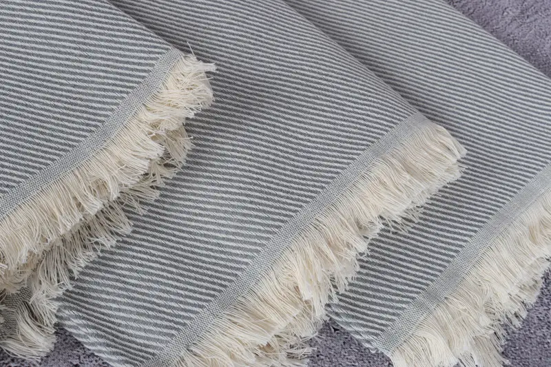 Customized Towels, Hammam towel, Housewarming Gift, 70x36 Cotton Striped Towel, Custom Towel, Monogram Turkish Bath Towel, Summer Towel - 5