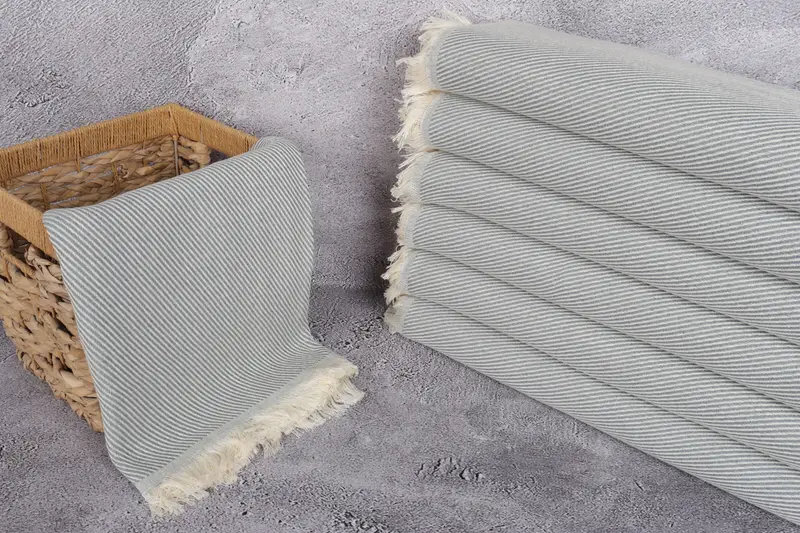 Customized Towels, Hammam towel, Housewarming Gift, 70x36 Cotton Striped Towel, Custom Towel, Monogram Turkish Bath Towel, Summer Towel - 3