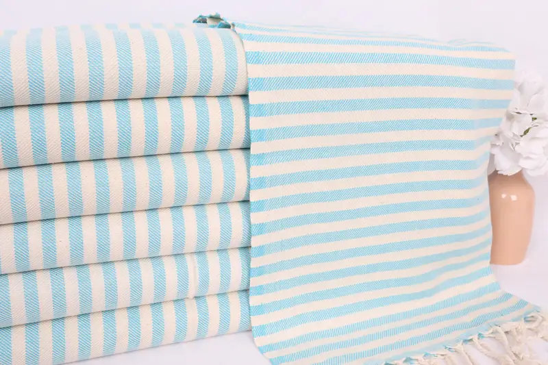 Bachelorette Towel, Personalized Kitchen Towel, 40x24 Cotton Striped Towel, Kitchen Towel, Gym Towel, Personalized Hand Towel, Employee Gifts - 2