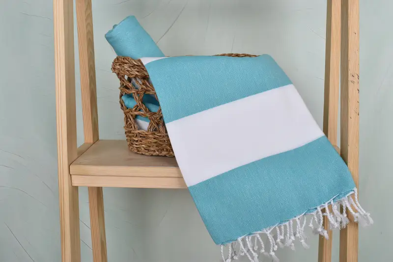 Summer Gift, Kitchen Towel, 40x24 Cotton Striped Towel, Turkish Tea Towel, Custom Turkish Towel, Personalized Wedding Gift, Turkish Towel Hand Towel - 4