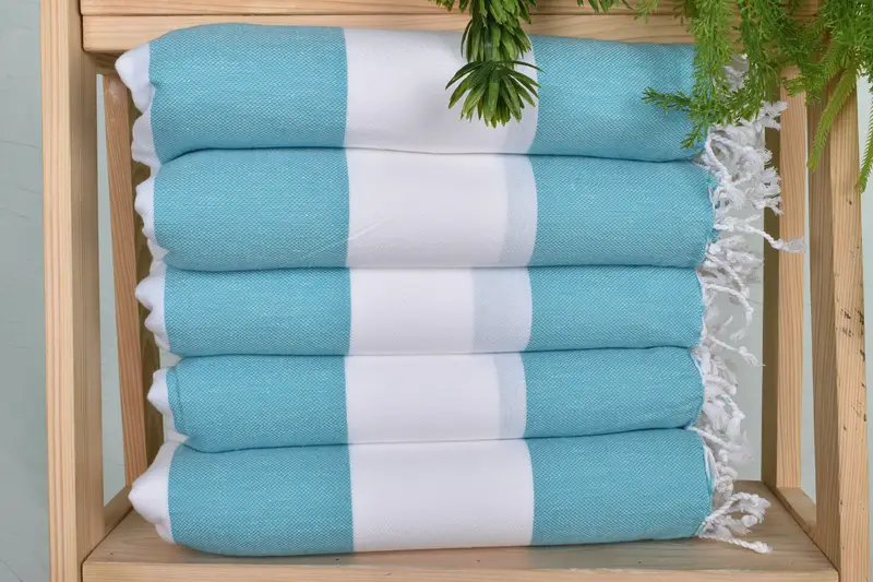 Summer Gift, Kitchen Towel, 40x24 Cotton Striped Towel, Turkish Tea Towel, Custom Turkish Towel, Personalized Wedding Gift, Turkish Towel Hand Towel - 1