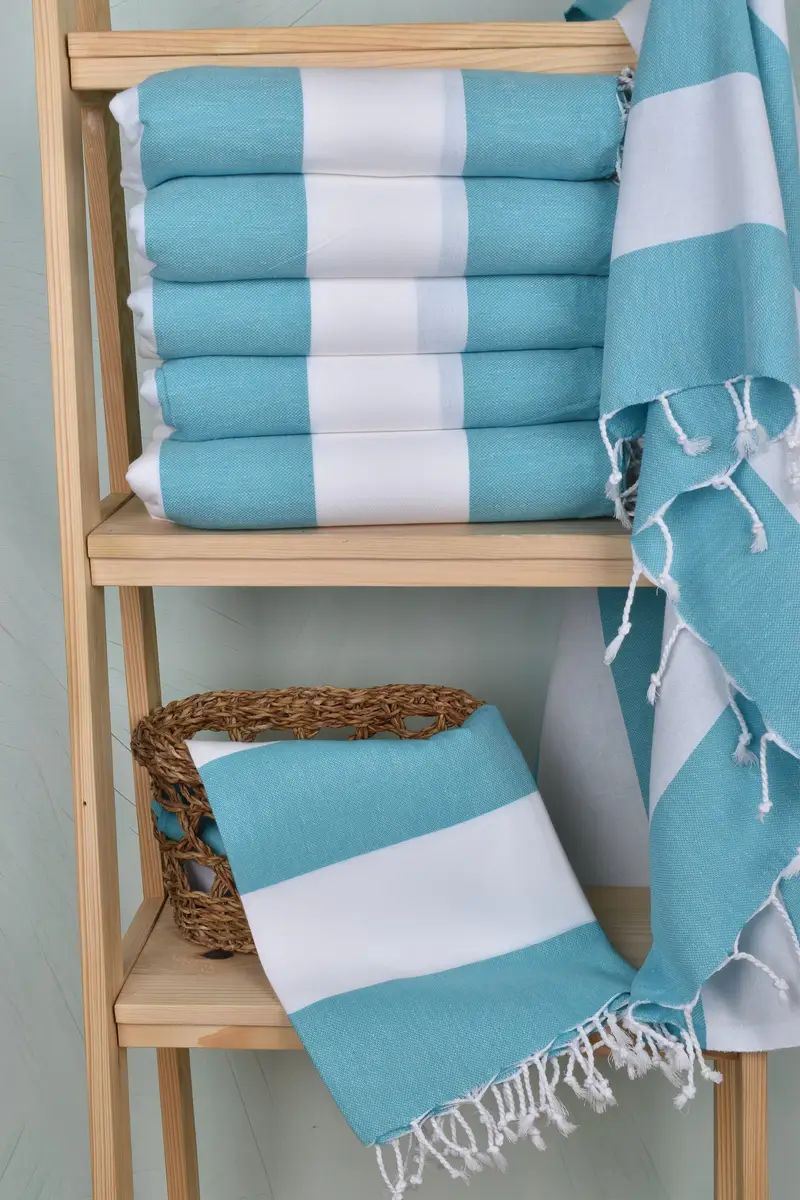 Summer Gift, Kitchen Towel, 40x24 Cotton Striped Towel, Turkish Tea Towel, Custom Turkish Towel, Personalized Wedding Gift, Turkish Towel Hand Towel - 3