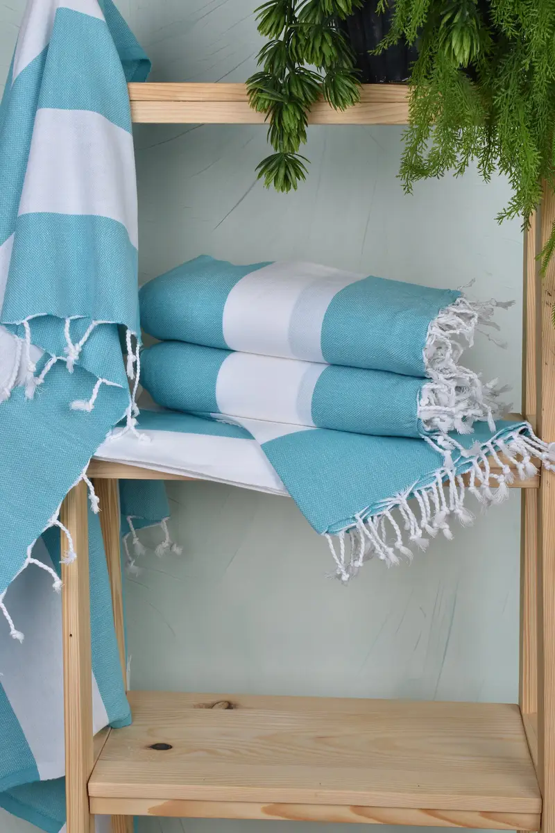 Summer Gift, Kitchen Towel, 40x24 Cotton Striped Towel, Turkish Tea Towel, Custom Turkish Towel, Personalized Wedding Gift, Turkish Towel Hand Towel - 6