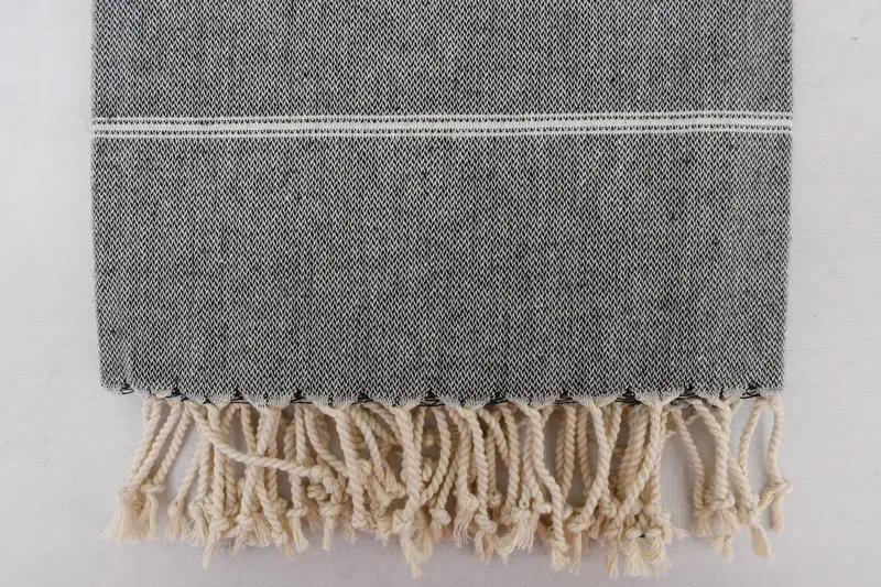 Personalized Beach Towel, 68x40 Cotton Striped Towel, Large Beach Towel Personalized, Organic Turkish towel, Bridal Shower Favor, Organic towel - 5
