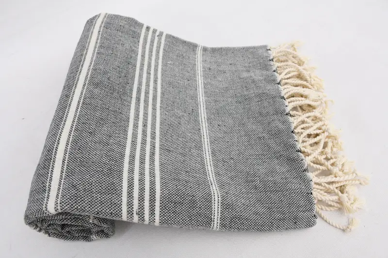 Personalized Beach Towel, 68x40 Cotton Striped Towel, Large Beach Towel Personalized, Organic Turkish towel, Bridal Shower Favor, Organic towel - 8