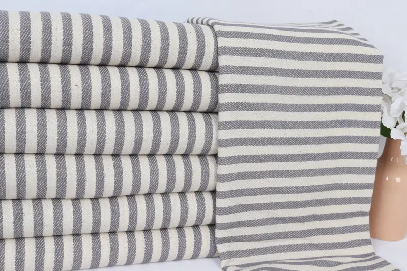 Custom Name Towel, Bridal Party Gifts, Housewarming Gift, 40x18 Cotton Striped Towel, Wedding Gift, Turkish Tea Towel, Turkish Towel Hand Towel - 2