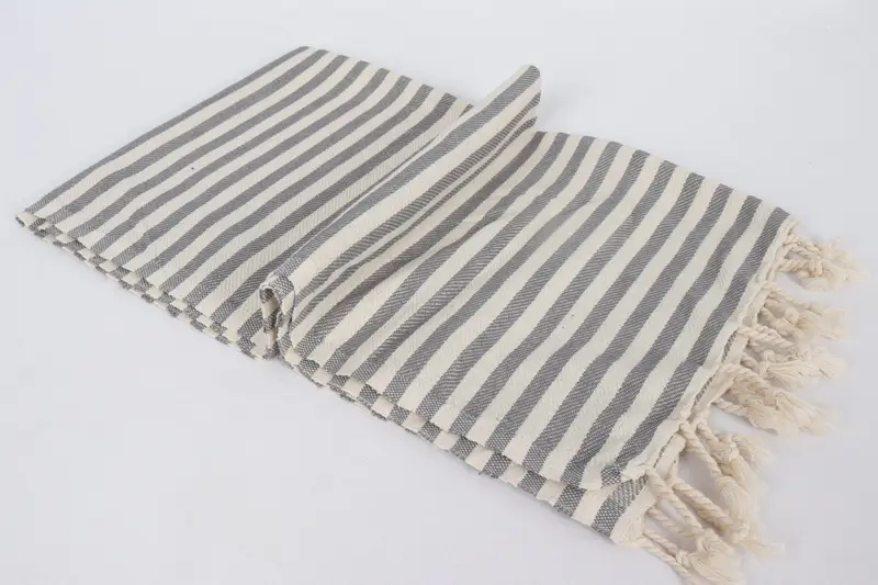 Custom Name Towel, Bridal Party Gifts, Housewarming Gift, 40x18 Cotton Striped Towel, Wedding Gift, Turkish Tea Towel, Turkish Towel Hand Towel - 6