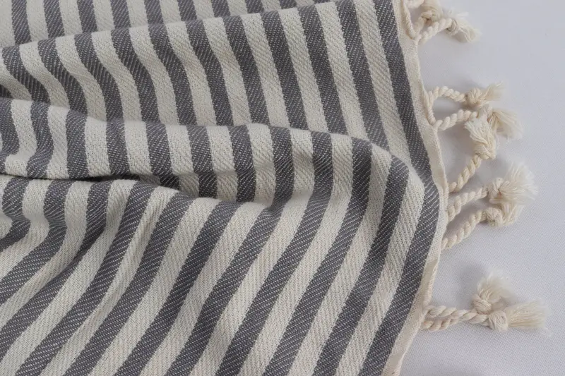 Custom Name Towel, Bridal Party Gifts, Housewarming Gift, 40x18 Cotton Striped Towel, Wedding Gift, Turkish Tea Towel, Turkish Towel Hand Towel - 8