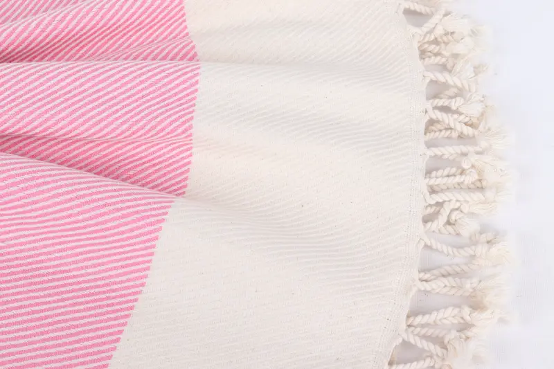 Bridemaids Beach Towel, 70x40 Cotton Striped Towel, Hammam Towel USA, Large Turkish Towel, Gift For Her, Valentines Day Gift Idea, Sand-free towel - 8