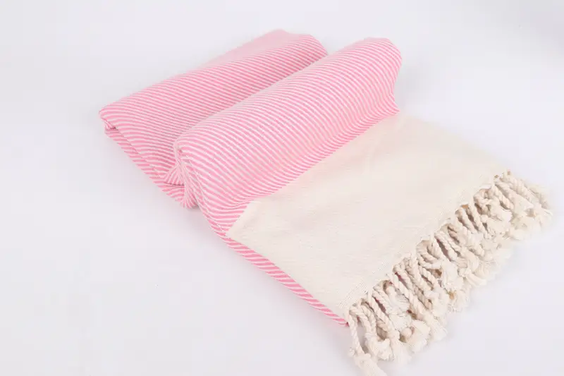 Bridemaids Beach Towel, 70x40 Cotton Striped Towel, Hammam Towel USA, Large Turkish Towel, Gift For Her, Valentines Day Gift Idea, Sand-free towel - 6