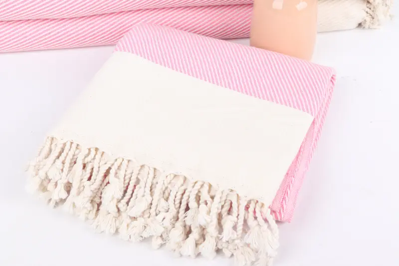 Bridemaids Beach Towel, 70x40 Cotton Striped Towel, Hammam Towel USA, Large Turkish Towel, Gift For Her, Valentines Day Gift Idea, Sand-free towel - 5
