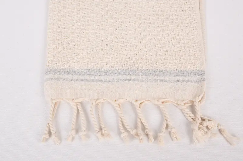 Organic Tea Towel, Personalized Kitchen Towel, Bridal Shower Favor, Turkish Towel Hand Towel, 38x18 Cotton Striped Towel, Turkish Tea Towel - 3