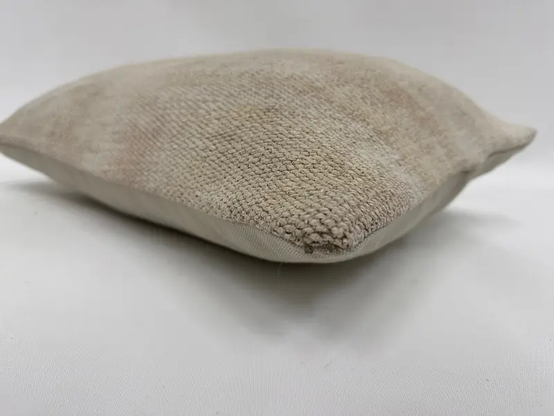 Pillow Cover, Gift Pillow, Vintage Pillow, Neutral Cushion Case, Vintage Kilim Throw Pillow, 12x20 White Cushion, Wholesale Pillow - 6