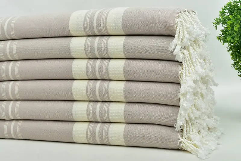 60x38 Cotton Striped Towel, Turkish bath towel, Bachelorette Party Gifts, Soft towel, Wedding Anniversary Gift, Best Friend Gift Ideas, Scarf Towel - 3