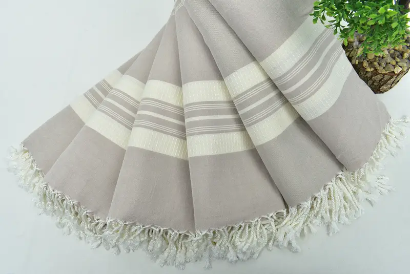 60x38 Cotton Striped Towel, Turkish bath towel, Bachelorette Party Gifts, Soft towel, Wedding Anniversary Gift, Best Friend Gift Ideas, Scarf Towel - 4