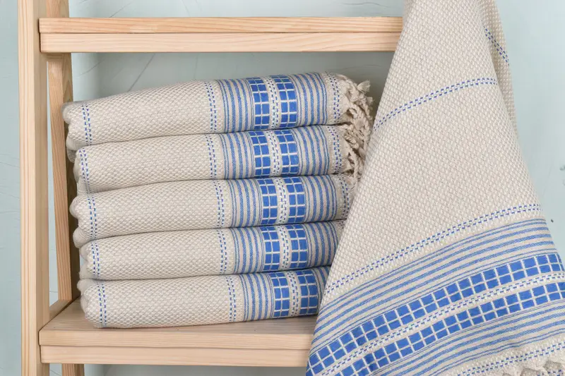 Custom Towel, Custom Wedding Gifts, Beach Towel Bulk, Turkish beach towel, Turkish Beach Towel Personalized, 68x40 Linen Striped Towel, Xmas Gifts - 2