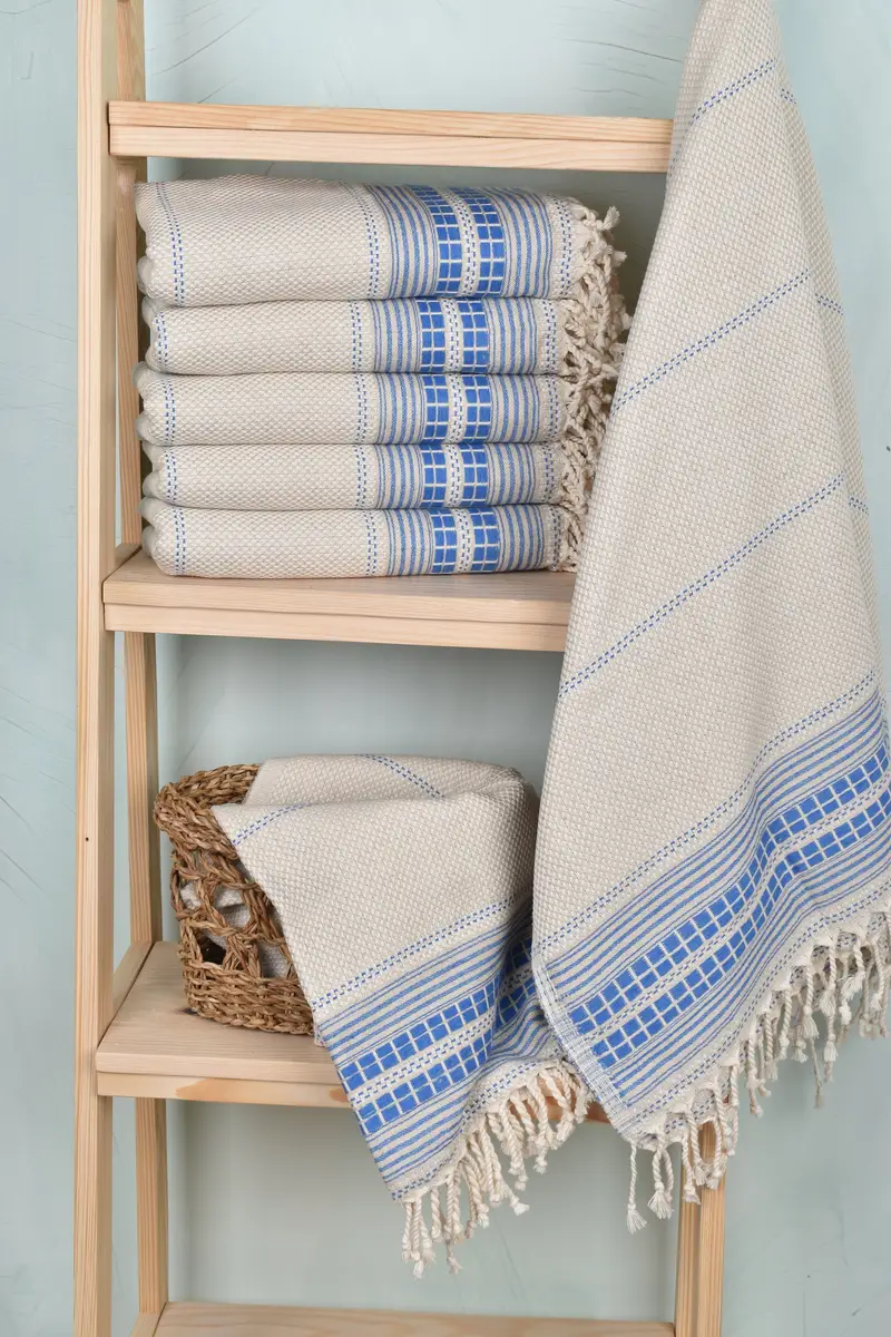 Custom Towel, Custom Wedding Gifts, Beach Towel Bulk, Turkish beach towel, Turkish Beach Towel Personalized, 68x40 Linen Striped Towel, Xmas Gifts - 3