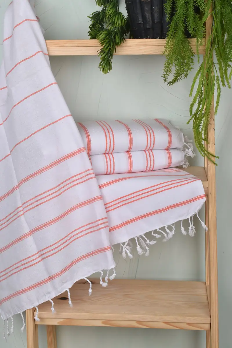 Wedding Gift, Custom Hand Towel, 40x24 Cotton Striped Towel, Small Bath Towels, Gift For Wedding Day, Turkish Towel, Best Wedding Gift, Guest Towel - 6