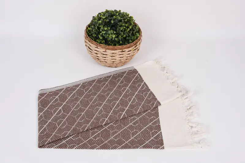 36x18 Pamuk Geometrik Havlu, Küçük Banyo Havluları, Türk Çay Havlusu, Özel El Havlusu, İlk Evlilik Yıldönümü Hediyesi, Bekarlığa Veda Partisi Hediyeleri - 4