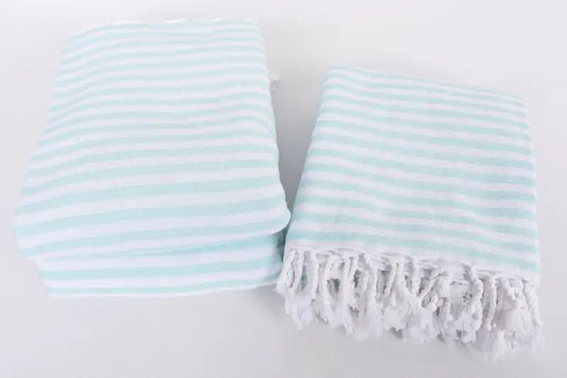 Organic Throw, Bedspread, 104x76 Cotton Striped Towel, Couch Throw Blanket, Throw Blanket Couch, Beach Theme Bachelorette Party, Turkish Blanket - 7