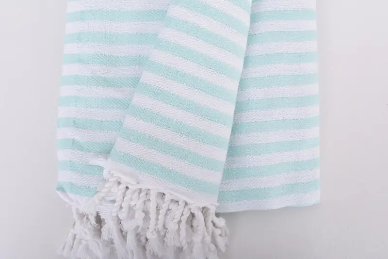 Organic Throw, Bedspread, 104x76 Cotton Striped Towel, Couch Throw Blanket, Throw Blanket Couch, Beach Theme Bachelorette Party, Turkish Blanket - 8