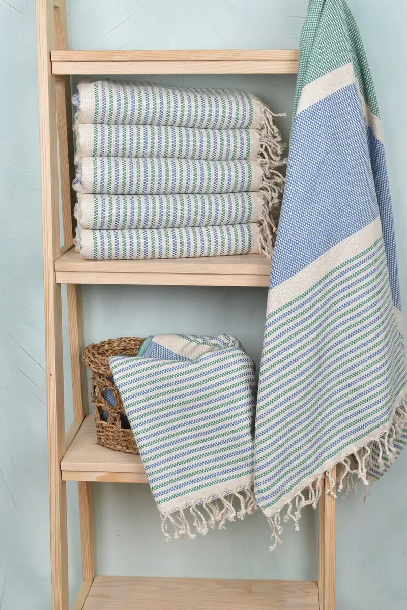 70x40 Cotton Geometric Towel, Personalized Bridesmaid Gift, Maid Of Honor Gift, Summer Gift, Bachelorette Party Decorations, Monogram Towels - 3