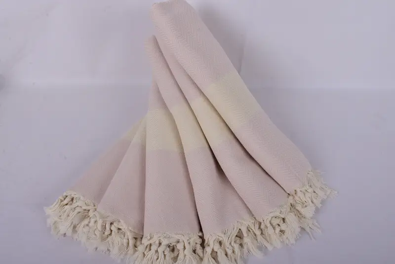 Sand-resistant Turkish towel for the beach, Thin towel, Bridal Shower Favors, 70x40 Cotton Herringbone Towel, Handmade Gift, Turkish Towel Beach - 4