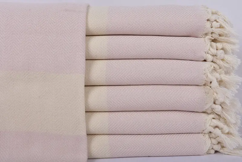 Sand-resistant Turkish towel for the beach, Thin towel, Bridal Shower Favors, 70x40 Cotton Herringbone Towel, Handmade Gift, Turkish Towel Beach - 1