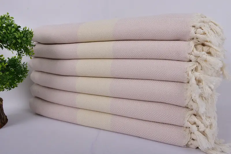 Sand-resistant Turkish towel for the beach, Thin towel, Bridal Shower Favors, 70x40 Cotton Herringbone Towel, Handmade Gift, Turkish Towel Beach - 3