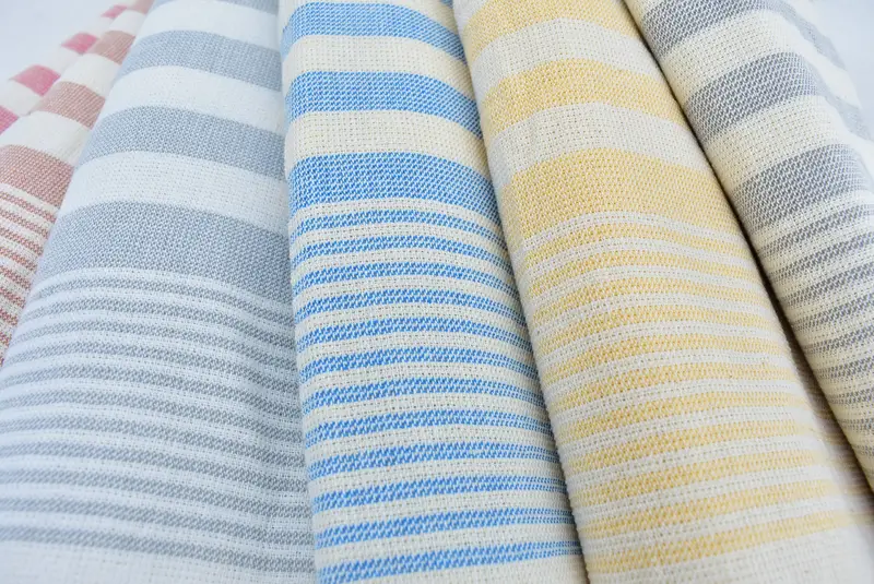 Toalla de gimnasia, toalla de terry a rayas de algodón de 68x40, toalla de playa, toalla de baño, toalla de hammam, regalo de soltero, peshtemal turco orgánico suave para uso de spa de lujo - 1