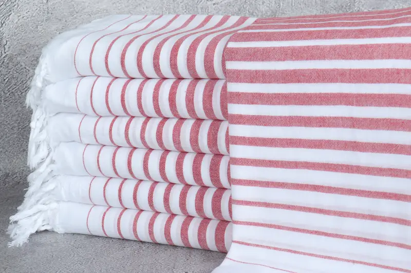 Regalo para compañeros de trabajo, toalla Hammam, toalla decorativa, toalla personalizada, mejor toalla de playa, toalla a rayas de algodón 68x36, toalla navideña, playa de toalla personalizada - 1