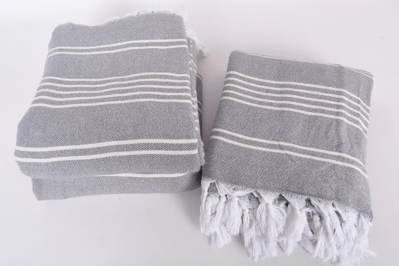 Girl Trip Party Favor, Bridal Shower Gift, Personalize Gift, Beach Wedding Favor, Decorative Blanket, Personalized Gifts, 96x70 Cotton Striped Towel - 7