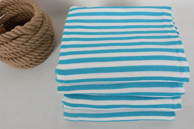 Beach Towel Bulk, Mother Of The Groom Gift, Bachelorette Party Gifts Bridesmaids, Spa Towel, Lightweight Turkish towel, 70x40 Cotton Striped Towel - 5