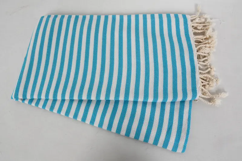 Beach Towel Bulk, Mother Of The Groom Gift, Bachelorette Party Gifts Bridesmaids, Spa Towel, Lightweight Turkish towel, 70x40 Cotton Striped Towel - 6