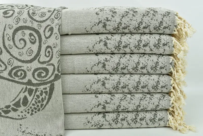 Onun için hediye, küçük banyo havlu, monogram mutfak havlu, sevgililer günü hediye, kişiselleştirilmiş hediye, yaz havlu, 36x18 pamuklu carretta desenli havlu - 2