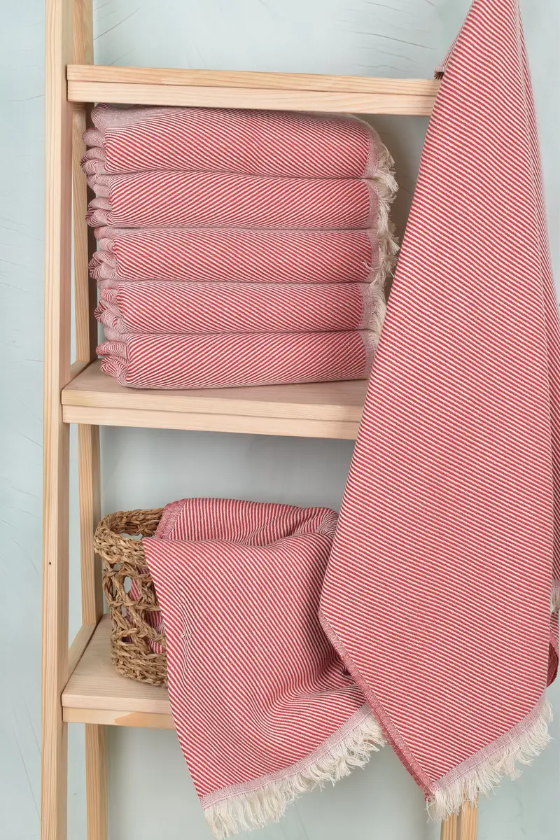 70x36 Cotton Striped Towel, Guest Towel, Luxury Beach Towel, Custom Turkish Towel, Quick-dry towel, Travel towel, Turkish Towel Beach, Unique Gift - 3
