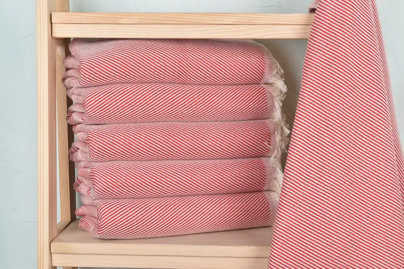 70x36 Cotton Striped Towel, Guest Towel, Luxury Beach Towel, Custom Turkish Towel, Quick-dry towel, Travel towel, Turkish Towel Beach, Unique Gift - 2