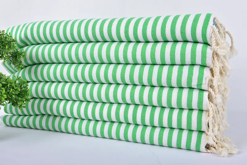 Custom Hand Towel, Turkish Towel Hand Towel, Personalized Dish Towel, 40x18 Cotton Striped Towel, Custom Wedding Gifts, Gift Boxes Tea Towels - 3