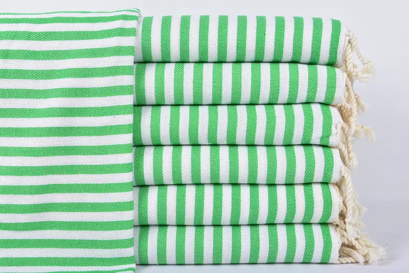 Custom Hand Towel, Turkish Towel Hand Towel, Personalized Dish Towel, 40x18 Cotton Striped Towel, Custom Wedding Gifts, Gift Boxes Tea Towels - 1