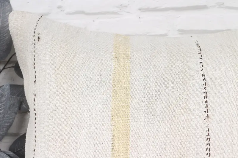 20x28 Beige Cushion, Couch Pillow Cover, Pillow for Sofa, Antique Pillows, Kilim Cushion Sham, Pillow Sham, Farmhouse Cushion Case, Bed Pillow Case - 2