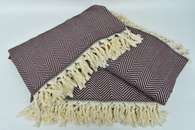 Wedding Favors, Wedding Anniversary Gift, Throw Blanket, 92x80 Cotton Striped Towel, Monogram Beach Blanket, Custom Blanket, Bachelor Gifts - 6