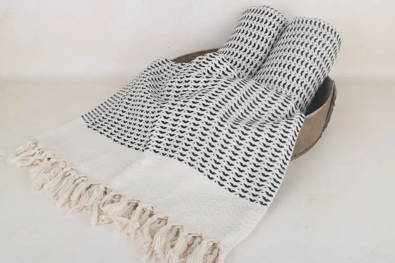 Gift For Him, Beach Towel Bulk, Scarf Towel, House Warming Gift, Hammam towel, Bulk Order Towel, 76x40 Cotton Diamond Towel, Unique Wedding Gift - 6