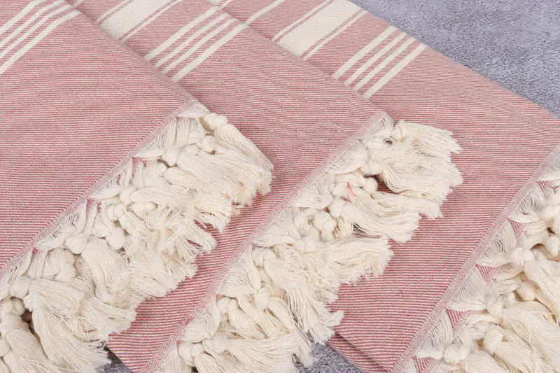House Warming Gift, Turkish Towel Beach Towel, Pool Towels, Best Beach Towel, Turkish beach towel, Wedding Favors, 70x40 Cotton Herringbone Towel - 5