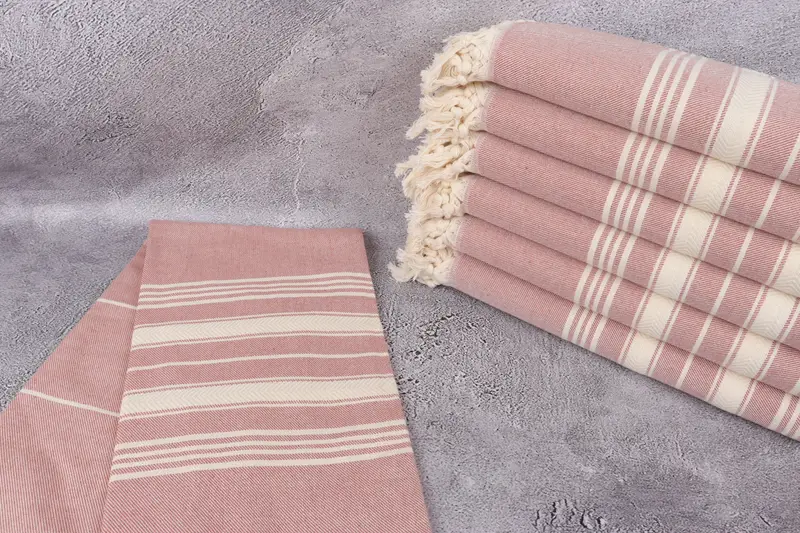 House Warming Gift, Turkish Towel Beach Towel, Pool Towels, Best Beach Towel, Turkish beach towel, Wedding Favors, 70x40 Cotton Herringbone Towel - 2