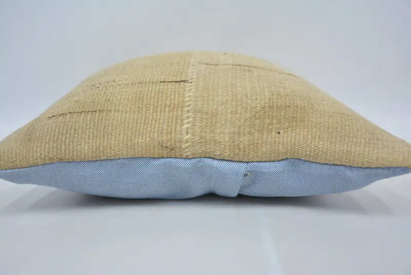 Gift Pillow, Accent Throw Pillow, Antique Pillows, Vintage Pillow, Cushion, Ethnic Pillow Cover Cushion Case, 14x14 Beige Cushion Cover - 5