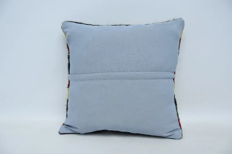 Vintage Pillow, Pillow Cover, Home Decor Pillow, 20x20 Red Cushion Cover, Vintage Cushion Case, Kilim Pillow, Handmade Pillow Case, Bolster Pillow - 6